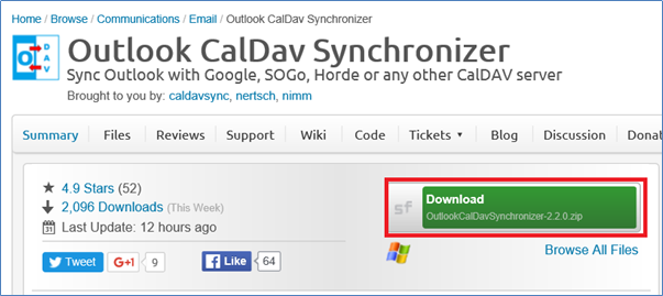 outlook caldav synchronizer for mac